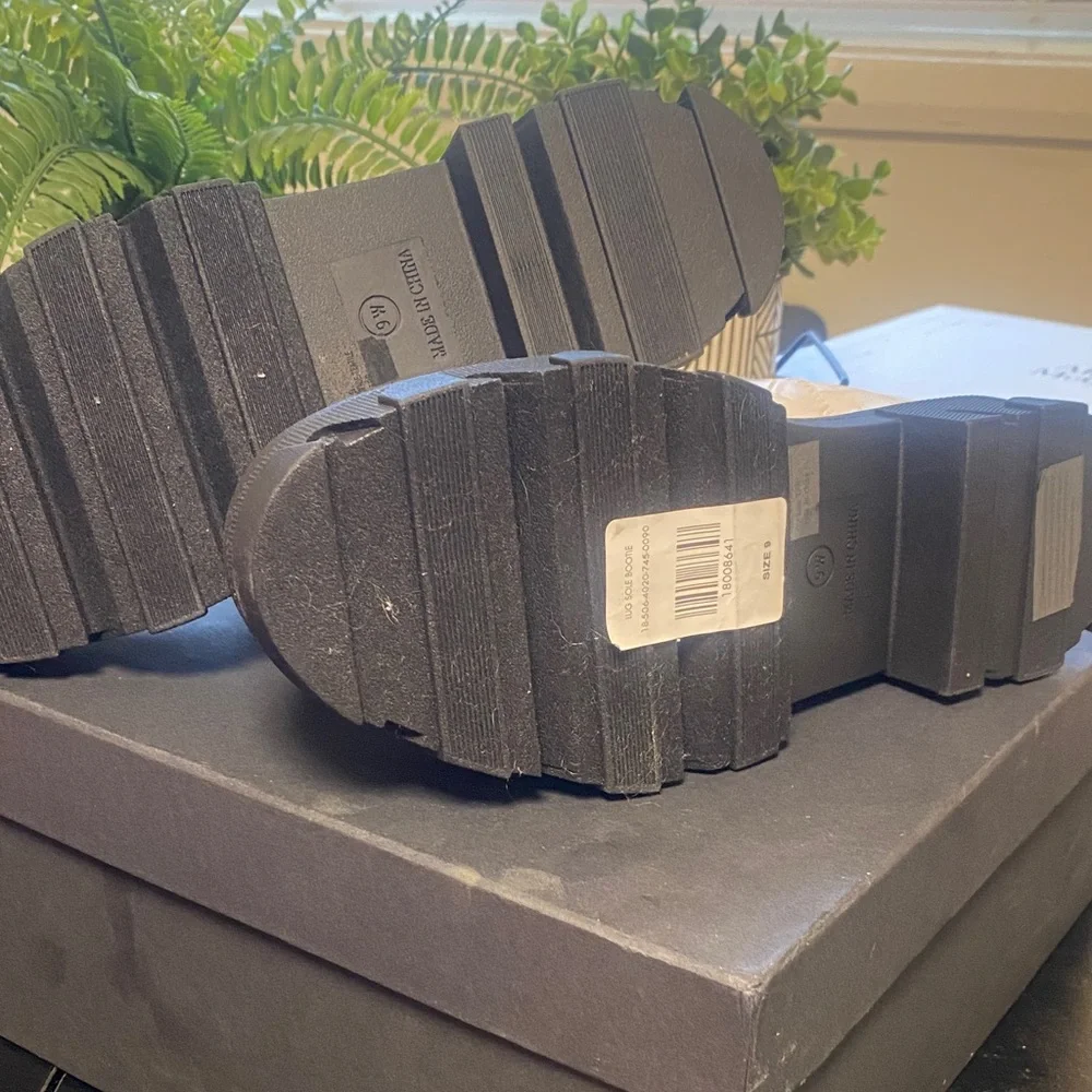 Fashion to Figure Cream Croc-Embossed Ankle Boots - Picture 2 of 5